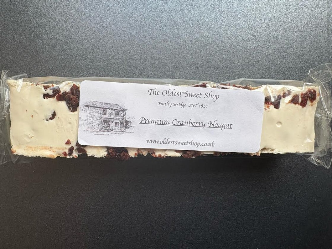 Premium Cranberry Nougat Bar