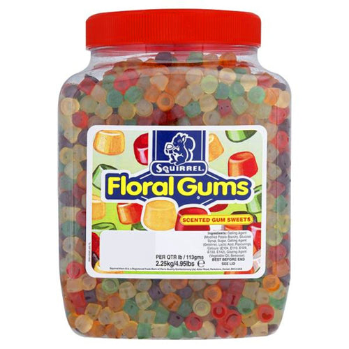Floral Gum Jar
