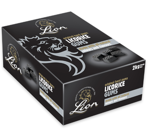 Lion's Liquorice Gums Box - The Oldest Sweet Shop In The World