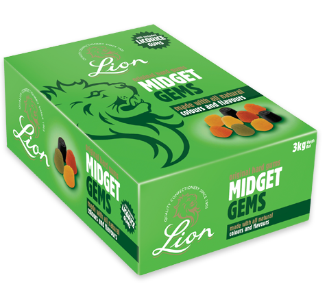 Lion Midget Gems Box