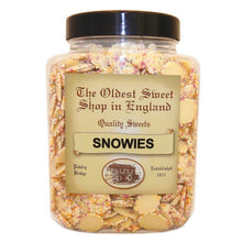 Load image into Gallery viewer, Snowies Jar - The Oldest Sweet Shop In The World
